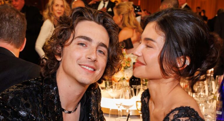 Kylie Jenner and Timothée Chalamet