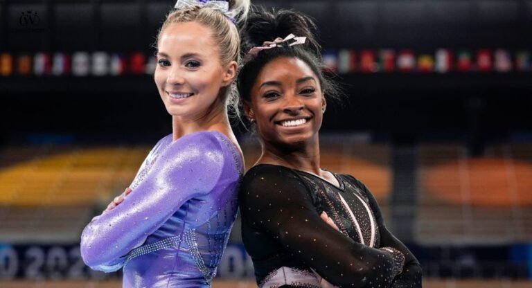 Kathy Warden and Simone Biles