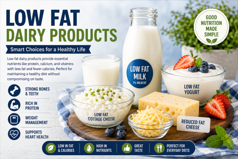 Low Fat Dairy Products 2026 Powerful Healthy Choices for a Balanced Diet