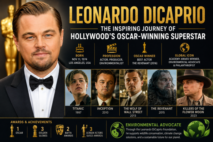 leonardo dicaprio young