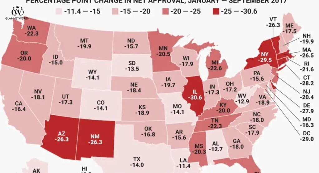 donald trump state approval ratings